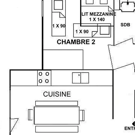 Apartment 3 Pieces, 8 Pers, Animaux Admis - Fr-1-594-37 *